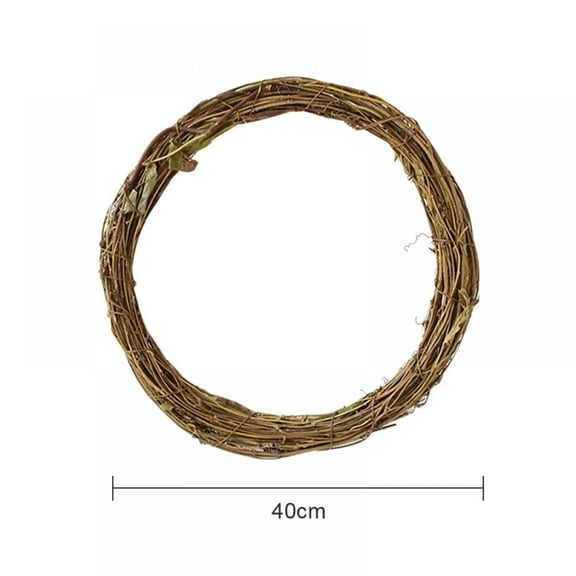 Topumt Large Natural Grapevine Wreathes Vine Branch Wreath Christmas Rattan Wreath Garland Decoration for DIY Christmas Craft or Wedding Decors