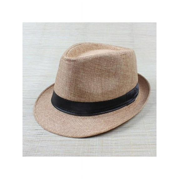 Topumt Men's Vintage Jazz Cotton Blend Bowler Hat