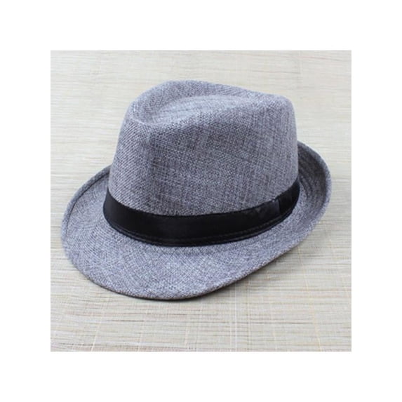Topumt Men's Vintage Jazz Cotton Blend Bowler Hat