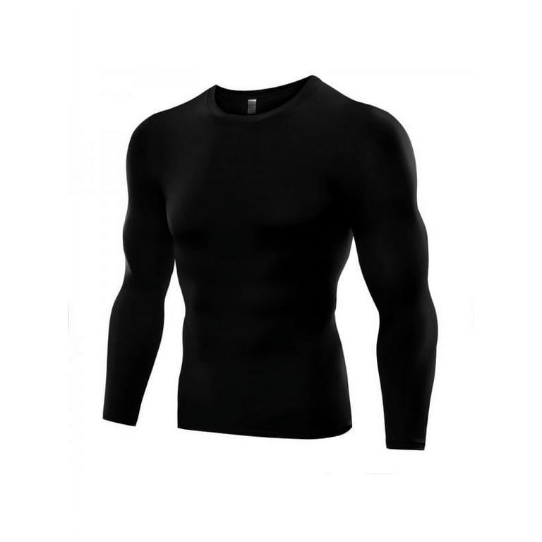 Topumt Quick Dry Men Compression Sports Shirt Tights Thermal Base