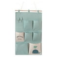 thumbnail image 1 of Topumt Simple Hanging Storage Bag Wardrobe Wall Pouch Decor Green, 1 of 5