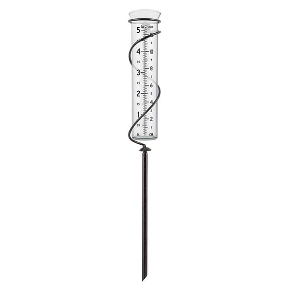 Topumt Spiral Solar Rain Gauge Garden Rain Gauge Rugged And Durable Reusable Easy Readout For Lawn,Garden,Landscape Decor