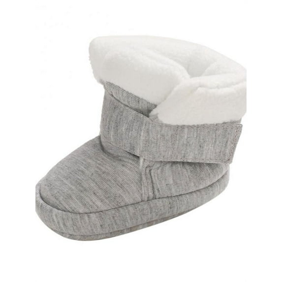 Topumt Winter Boots for Toddler Newborn Soft Warm Fur Snow Boots for Girl Plush Snow Boots