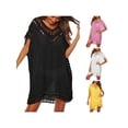thumbnail image 1 of Topumt Women Casual Lace Crochet Bikini Cover-Up, 1 of 1