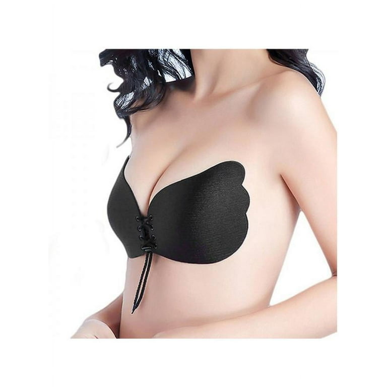 Topumt Women Hidden Bra Push-Up Silicone Gel Magic Stick Invisible Bras  Breathable Gathered Underwear Invisible Chest Stickers