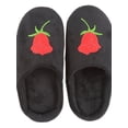 thumbnail image 1 of Topumt Women House Slipper Fuzzy Rose Plush Indoor Outdoor Anti-Skid Home Shoes, 1 of 8