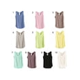 thumbnail image 1 of Topumt Women Summer Loose Bamboo Cotton Vest Tank T-Shirt Casual Sleeveless Blouse Tops, 1 of 2