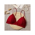 thumbnail image 1 of Topumt Women Thin Shoulder Strap Sexy Deep V-Neck Bra, 1 of 2