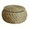 thumbnail image 1 of Topumt Woven Seagrass Storage Baskets w/Lids--Handmade Decorative Storage Baskets for Shelves, 1 of 6