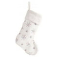 thumbnail image 1 of Topumt Xmas Decor Snowflakes Embroidered Plush Christmas Stockings Candy Bag, 1 of 4
