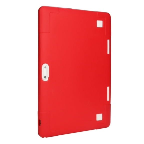 Topvent 10 Inch 10.1 Inch Android Tablet Case Universal Silicone PC Cover Case Full Body Shockproof Silicone Tablet Cover(Red)
