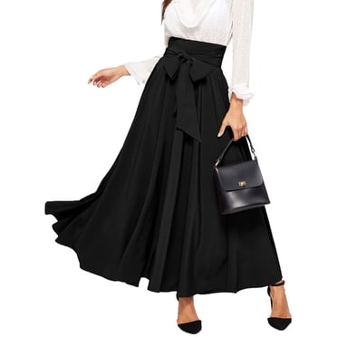 Elegant High-Waisted Umbrella Skirt