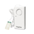 thumbnail image 1 of Topvico Water Leak Alarm for Basements, Heater Leak Detector, Sump Pump Overflow Sensor, 120dB Battery-Operated Flood Alarm, 1-Pack, 1 of 10