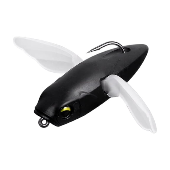 Topwater Fishing Lure 6 5g Soft Bait with Wing Design Floating Surface Lure for Snakehead Bass and Predatory Freshwater Fish