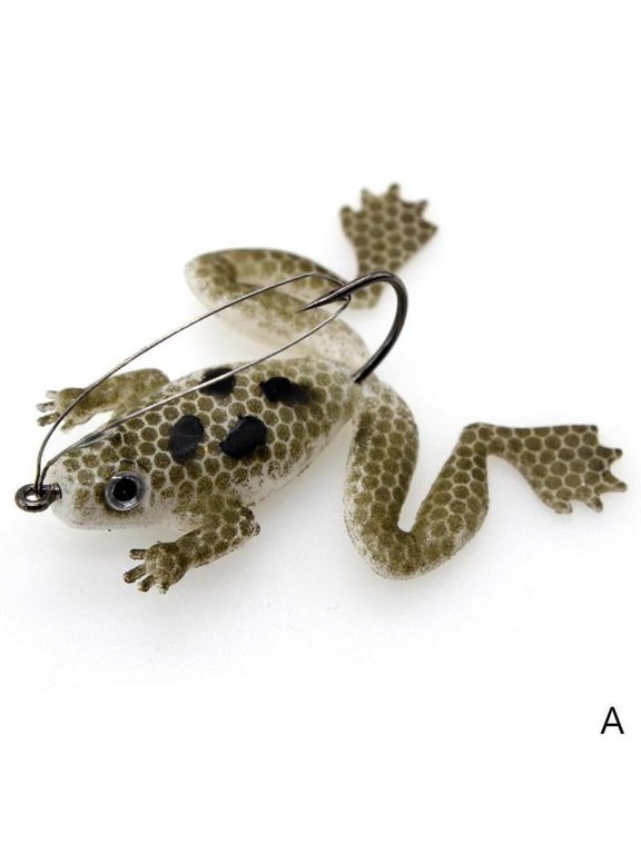 Topwater Fishing Lure Frog Bait Kit Set Especially For Bass Snakehead Freshwater Saltwater Soft Bait