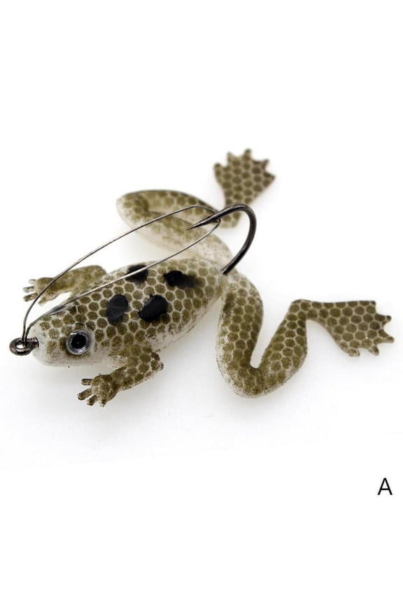 Topwater Fishing Lure Frog Bait Kit Set Especially For Bass Snakehead Freshwater Saltwater Soft Bait