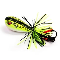 Topwater Frog Lures,5.5cm/9g Frog Fish Head Hard Bait Fishing Lure for Bass Pike Snakehead Dogfish Musky,B