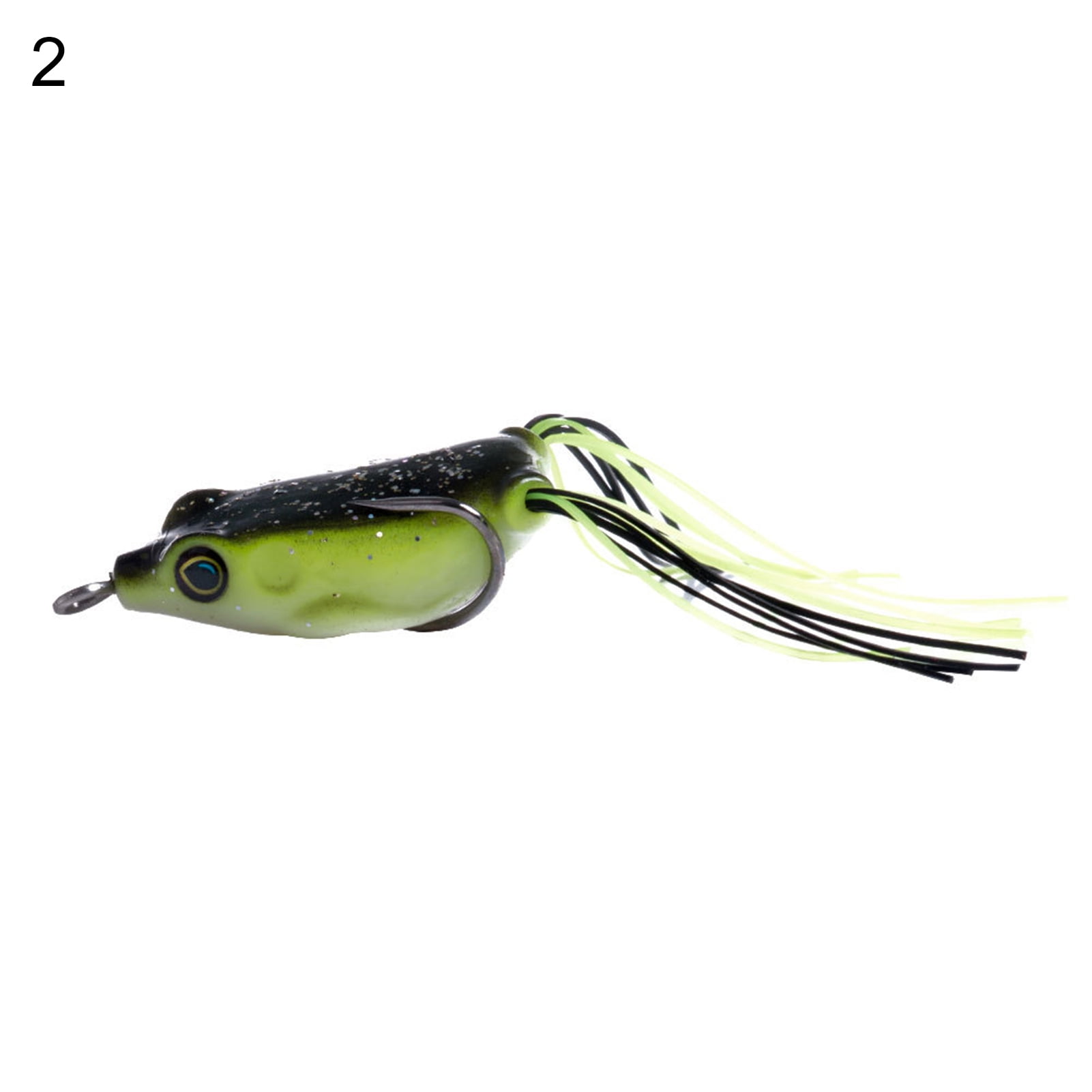 Topwater Frog Fishing Lure Kit - 5 Colors, 3cm 5g Soft Swimbait, Weedless Hooks For Bass & Trout - View #4