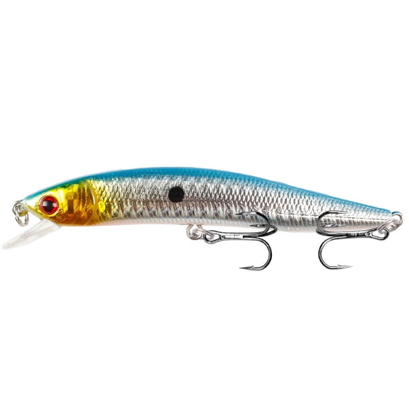 Topwater Lure Kit: Floating Minnow, Sinking Pencil & Crankbait - Long Casting Popper Set for Freshwater Culter & Bass