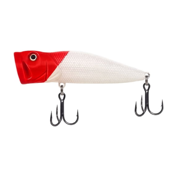 Topwater Popper Fishing Lure, ABS Material Internal Beads 2.87 in 10g Long Casting Lifelike Bait to Catch Bass Outdoors Freshwater Saltwater Tackle Gear Tool.