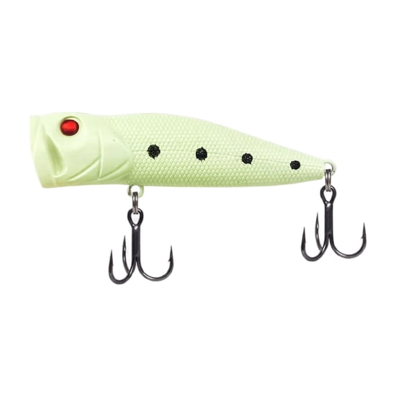 Topwater Popper Fishing Lure, ABS Material Internal Beads 2.87 in 10g Long Casting Lifelike Bait to Catch Bass Outdoors Freshwater Saltwater Tackle Gear Tool.
