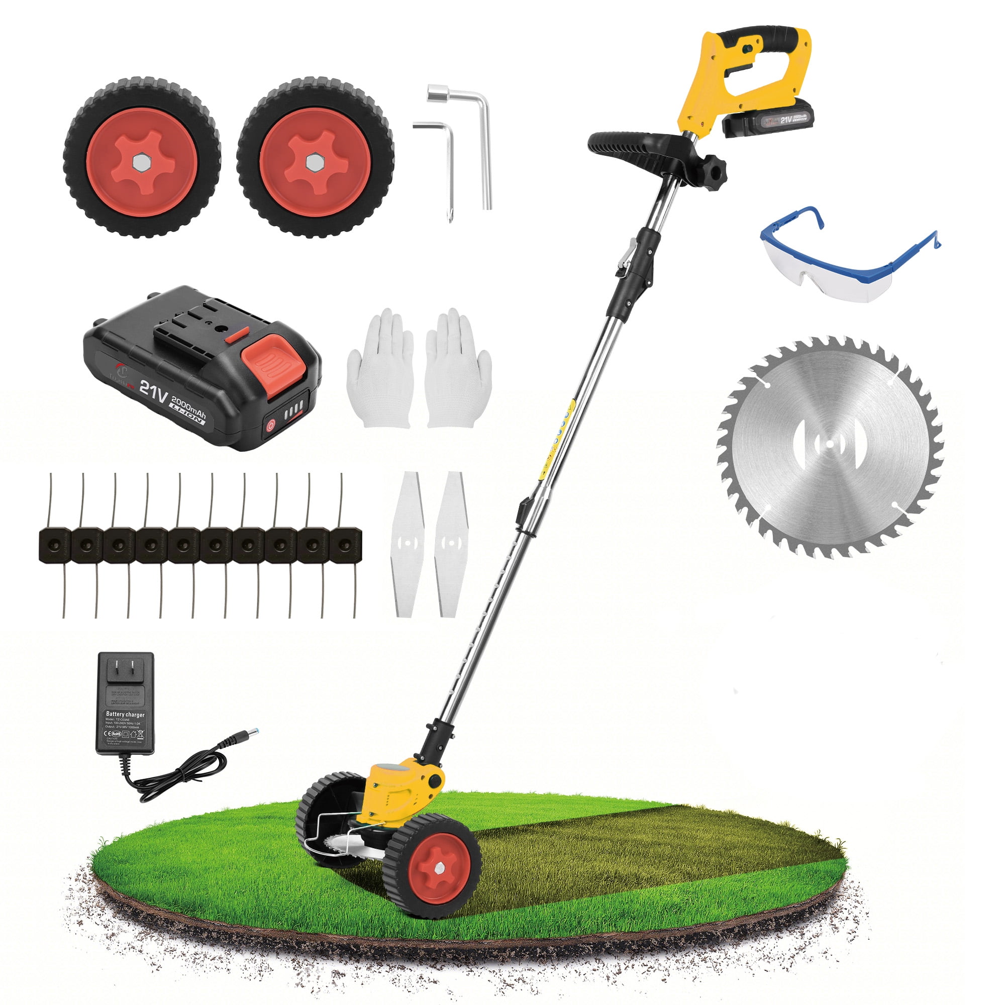 Best lightweight battery operated weed eater sale