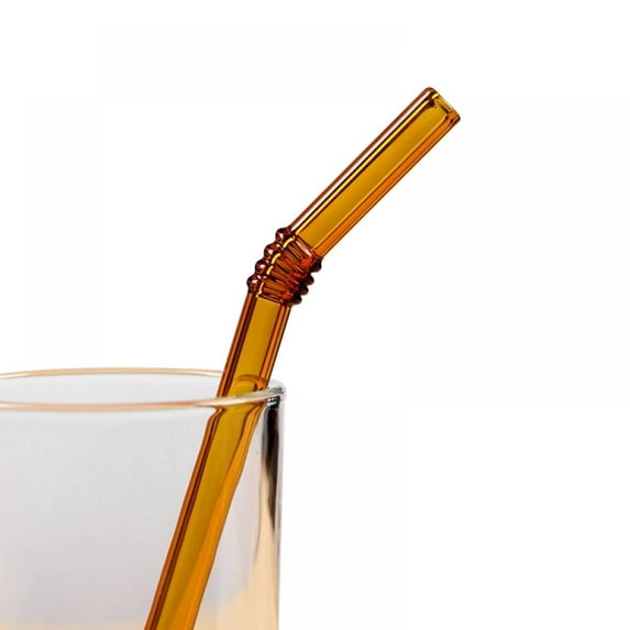 Topwoner Glass Straw Color Straw High Borosilicate Glass Straw Drinkware
