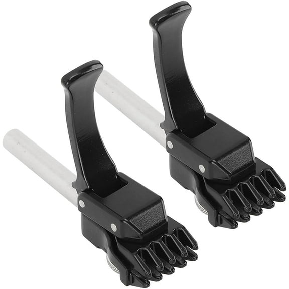 Topyond 1 Pair of Tennis Stringing Machine, Black Tennis Badminton Machine String Clamp with Flying and Starting Clamp for Precise Stringing, Handheld Badminton Machine Stringing Pliers