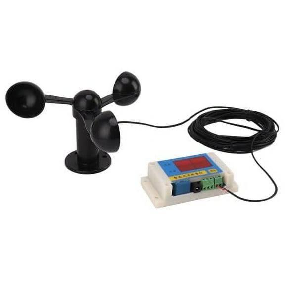 Topyond Wind Speed Anemometer, Wind Vane with High Precision, Ambient Weather Outdoor Wind Meter for Weather Station, USB Wind Speed Monitoring, Wind Alarm Device for Home and Outd