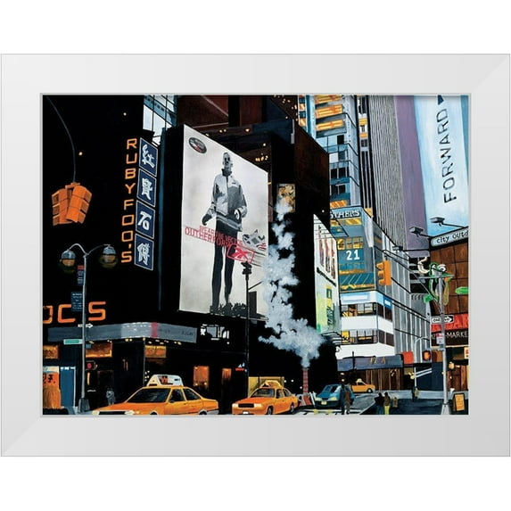 Toque, Harry 24x19 White Modern Wood Framed Museum Art Print Titled - Reebock