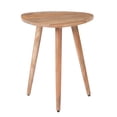thumbnail image 1 of MH London Bond Solid Mango Wood Triangle End Table 16 x 18 Inch Natural, 1 of 7