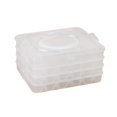 Torage Box MultiLevel QuickFrozen Dumpling Box Transparent