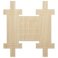 thumbnail image 1 of Torah Scroll Jewish Symbol Israel Wood Shape Unfinished Piece Cutout Craft DIY Projects - 4.70 Inch Size - 1/8 Inch Thick, 1 of 7