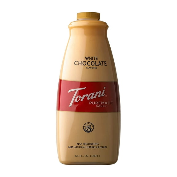 Torani 64 fl. oz. Puremade White Chocolate Flavoring Sauce