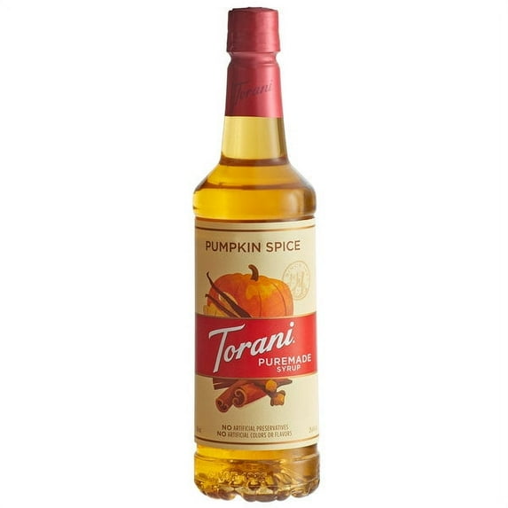 Torani 750 mL Puremade Pumpkin Spice Flavoring Syrup