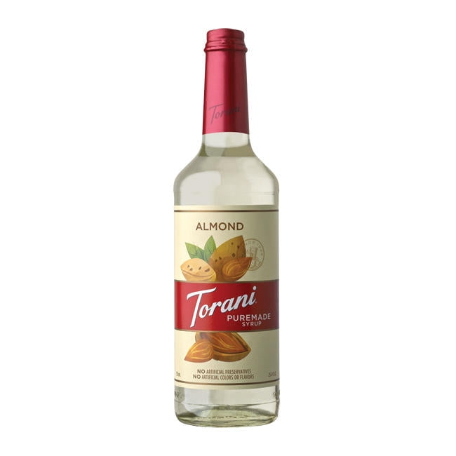 Torani Almond Puremade Syrup cs 4/750 ml