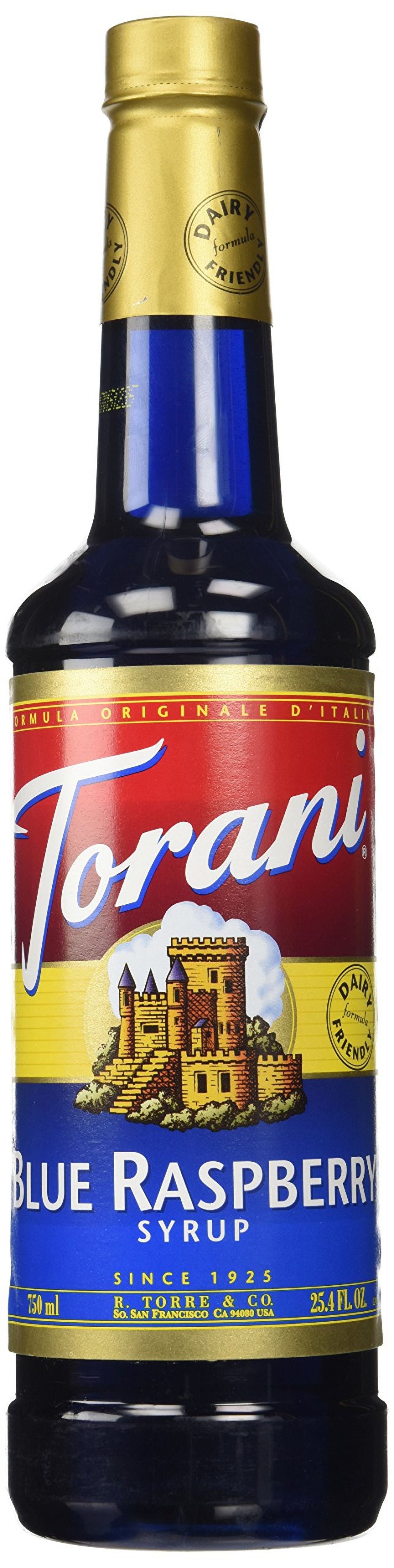 Torani, Blue Raspberry Syrup, 750ml Dairy Friendly - Walmart.com
