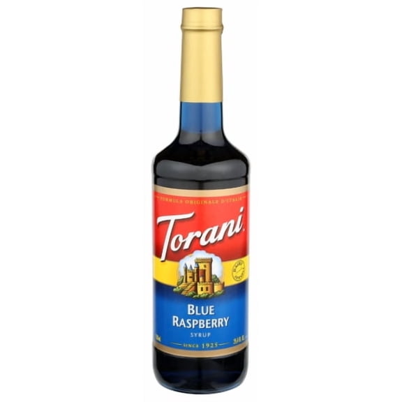 Torani Blue Raspberry Syrup 25.4 fl oz (Pack of 12)