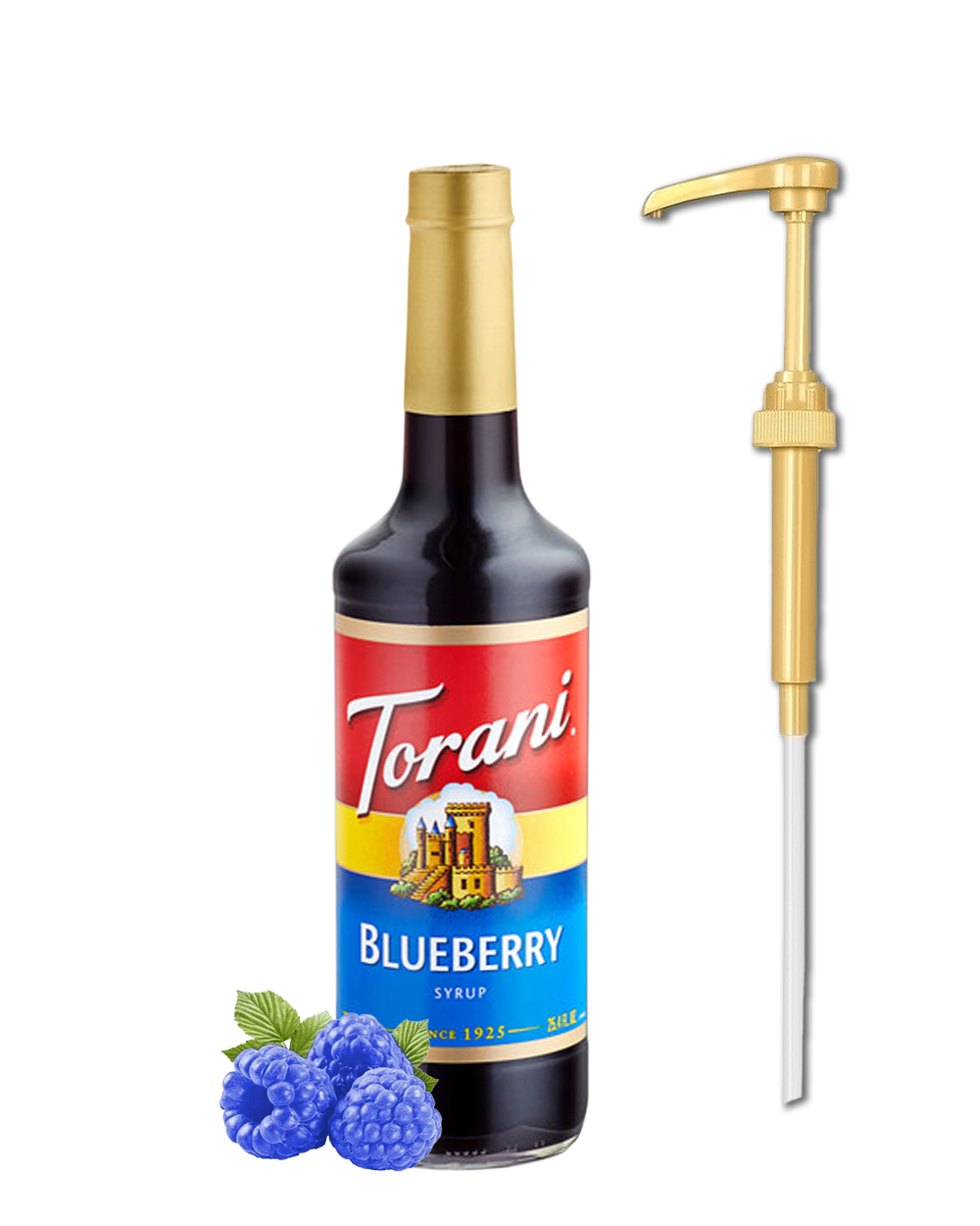 Torani Syrup Raspberry Torani Blue Raspberry Classic Flavouring Syrup, 25.4 fl oz Glass Bottle ...