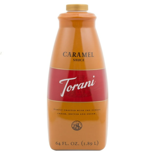Torani Caramel Pure made Sauce Bottle (64 oz