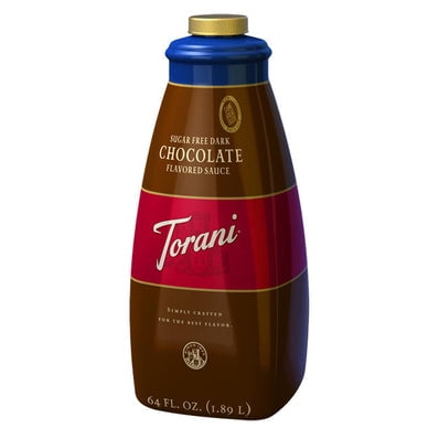 Torani Dark Chocolate Sugar Free Flavored Syrup cs 4/64 oz