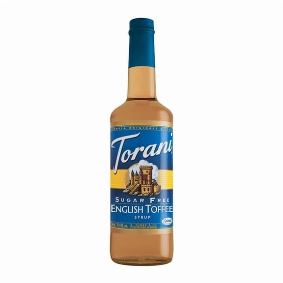 Torani English Toffee Sugar Free Syrup cs 12/750 ml