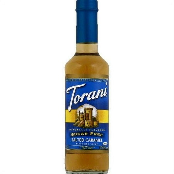 Torani Flavoring Syrup, Sugar Free Salted Caramel, 12.7 Fluid Ounce Bottle