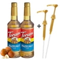 thumbnail image 1 of Torani Hazelnut Syrup, 25.4 oz (750 mL) + Gold Syrup Pump l Pack of 2, 1 of 4
