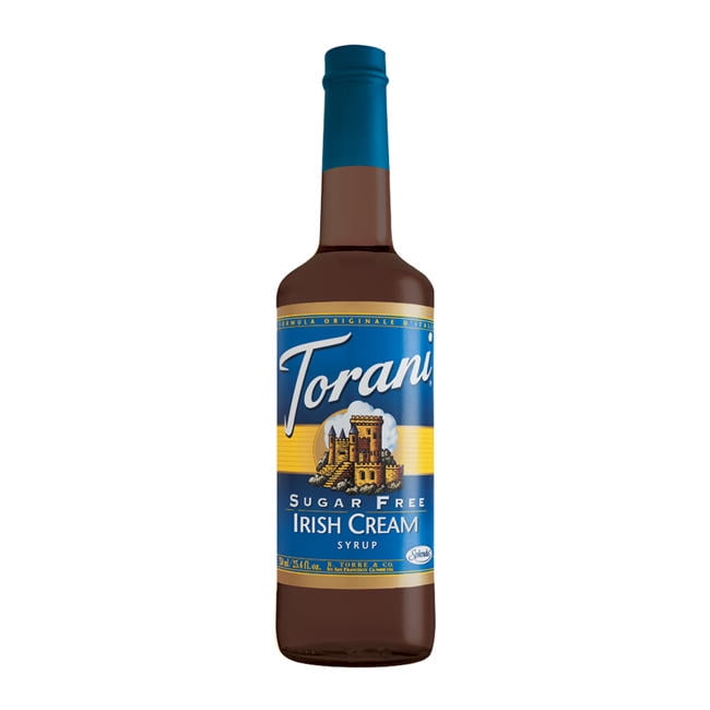 Torani Irish Cream Sugar Free Syrup cs 12/750 ml