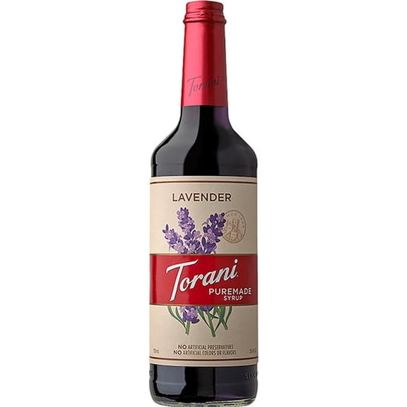 Torani Lavender Puremade Syrup cs 4/750 ml