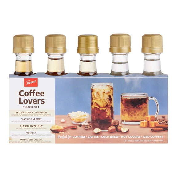 Torani Mini Coffee Lovers Syrup Sampler 1.69 oz. Pack of 3