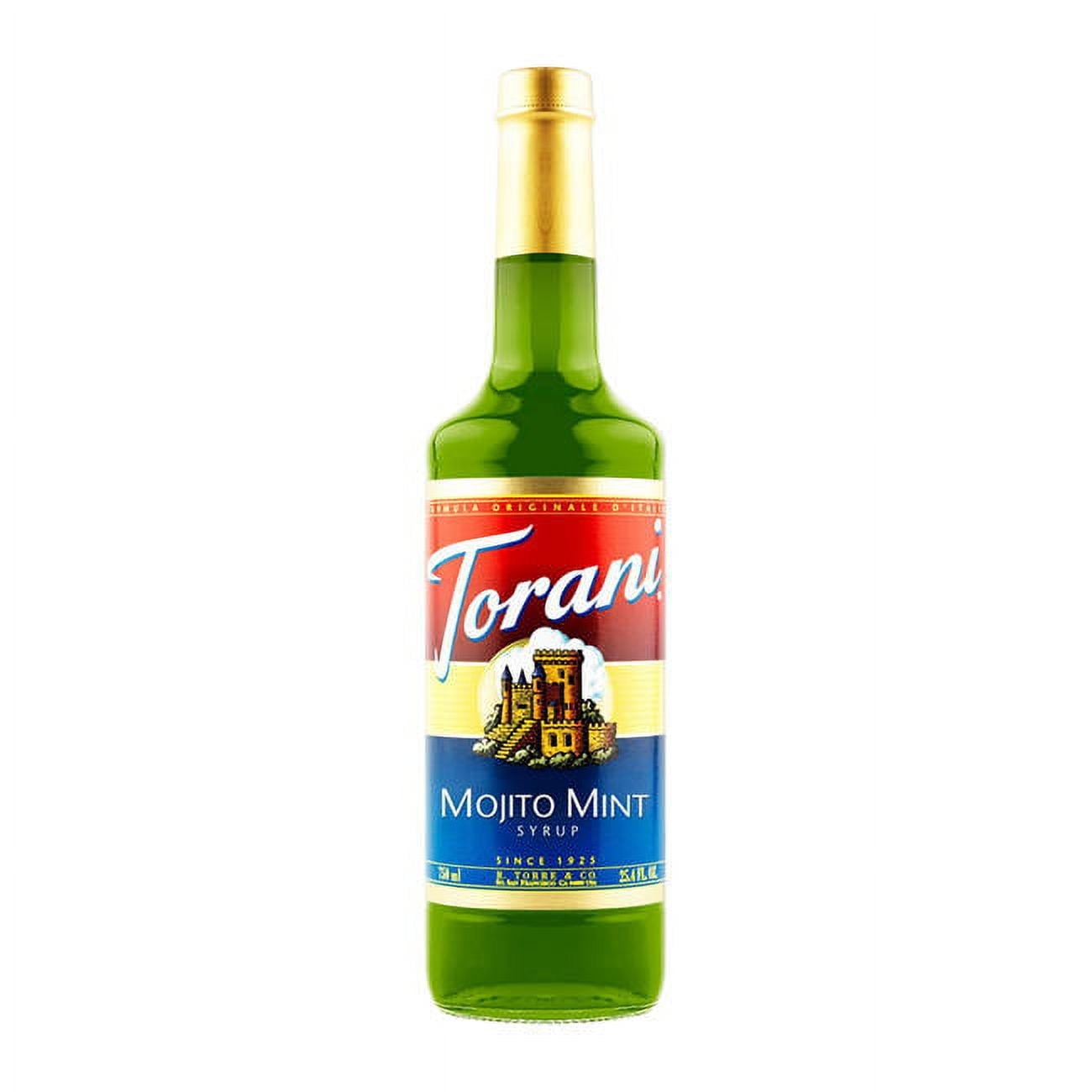 Torani Mojito Mint シロップ 750ml. 12本セット Torani-Mojito-Mint-Syrup-750-