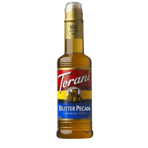 Torani Original Butter Pecan Syrup, Authentic Coffeehouse Syrup, 12.7 oz