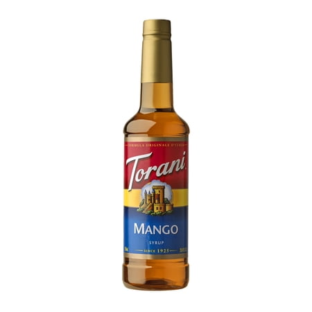 Torani Mango Syrup, Plastic Bottle, Drink Flavoring Syrup, No Known Allergens, 25.4 fl oz